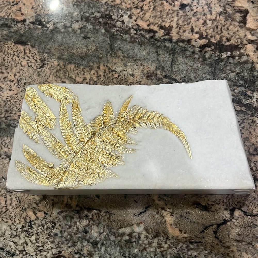 White and Gold Decorative Vase